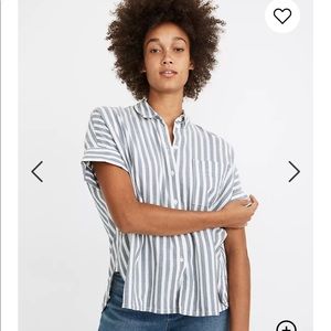 Madewell stripped button-shirt